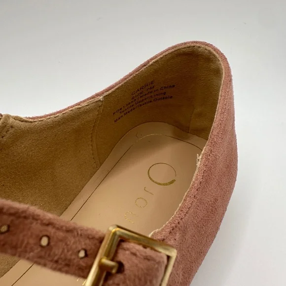 Journee Collection Rosewood Suede Mary Jane Flats - Picture 8 of 9